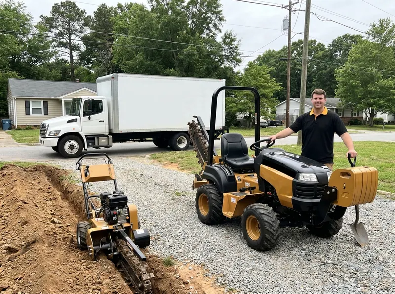Ride-On & Walk-Behind Trencher Rentals in Durham, NC
